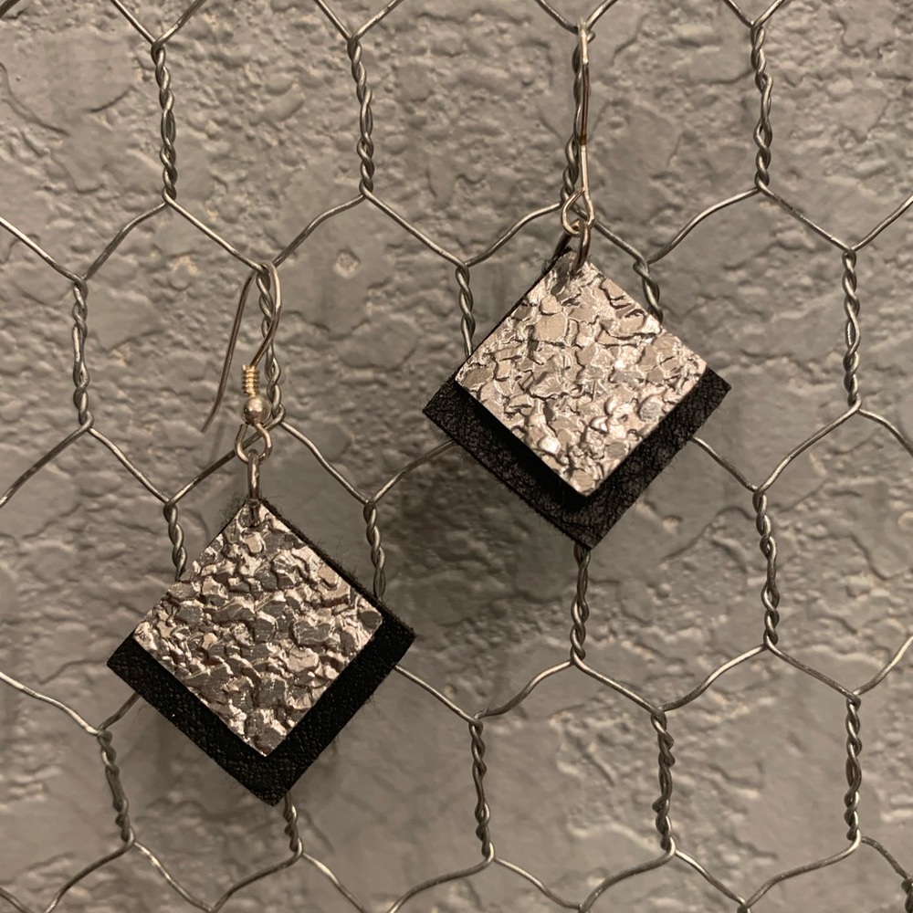 Black & Silver Earrings